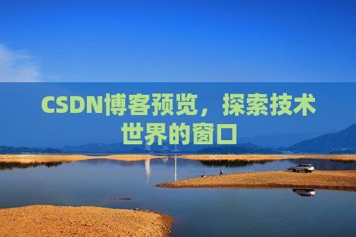 CSDN博客预览,探索技术世界的窗口